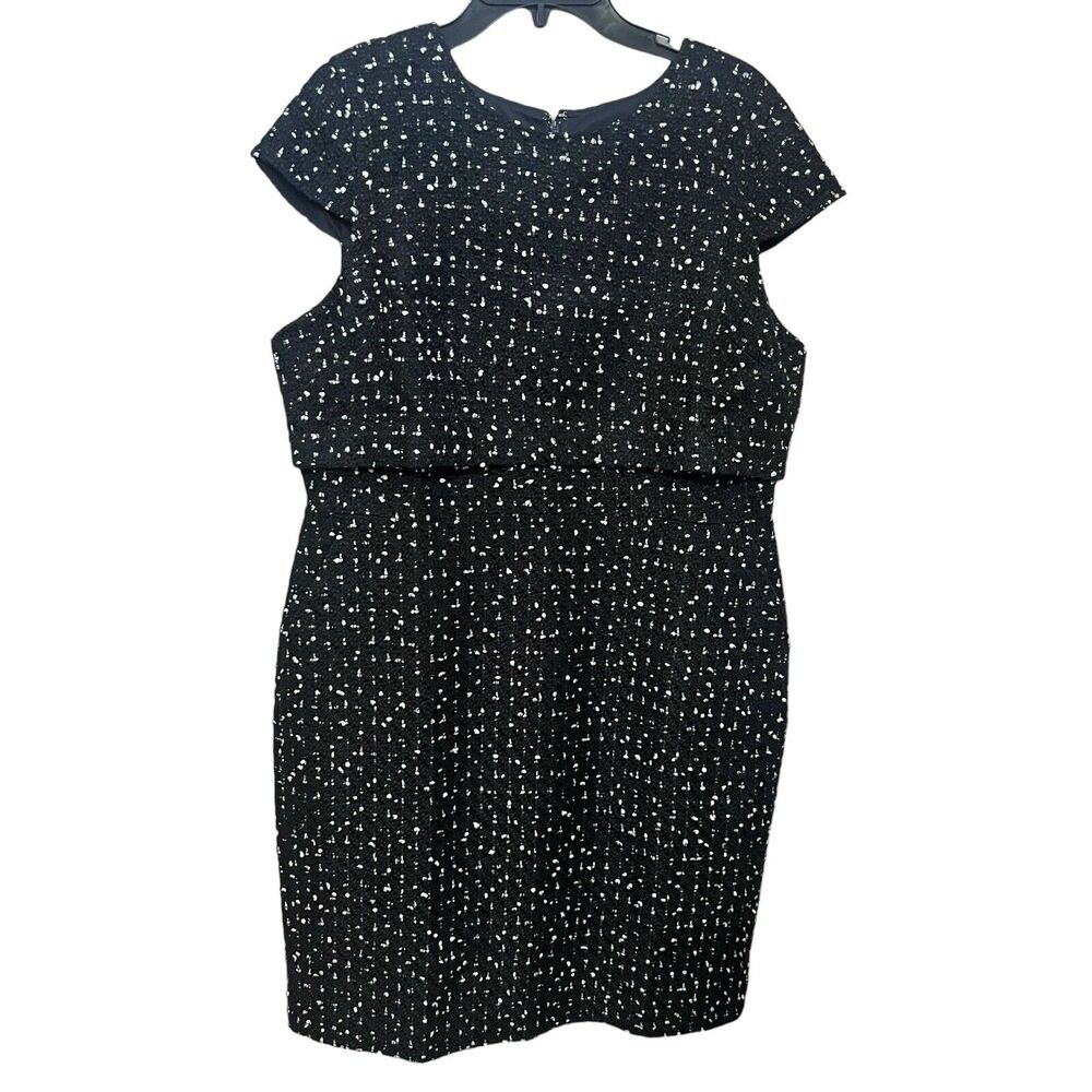 J Crew Going Places Sheath Dress Spotted Tweed